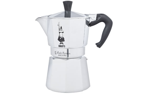 Bialetti Mokka Express 4 Tassen - Alu/Silber
